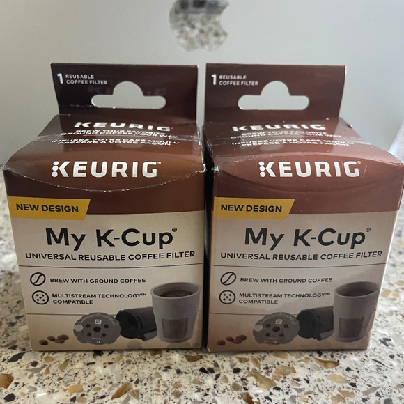 K-Cup Reusable Coffee Filter Pods (2) NEW SEALED Use Your Own Coffee - Picture 1 of 1